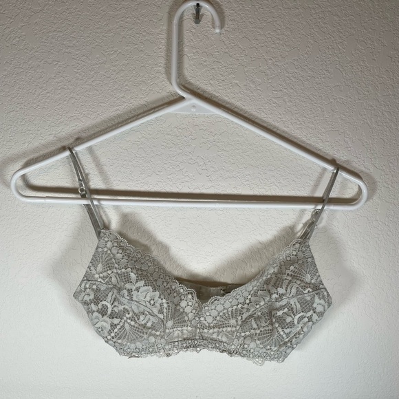 Free People Intimately Elegant Lace Bralette - Gray - Picture 2 of 6